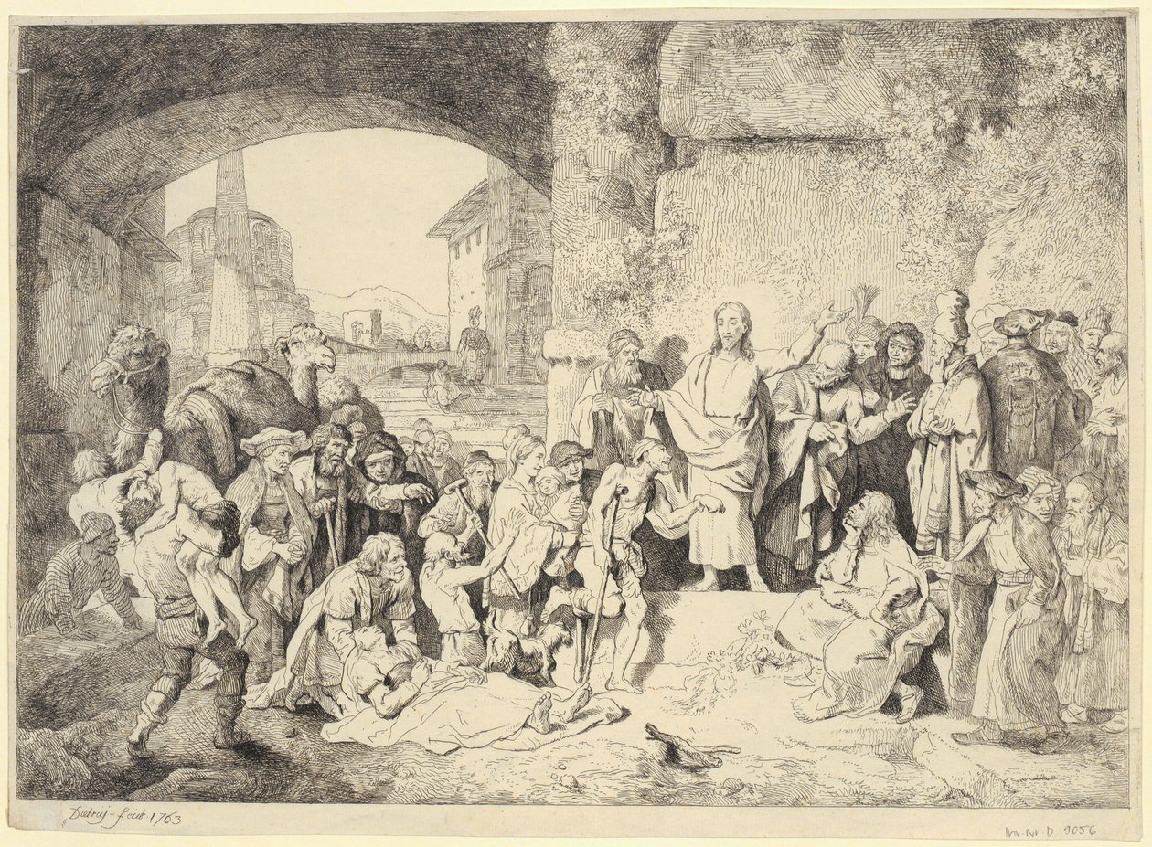 De grote genezing van de zieken door Christian Wilhelm Ernst Dietrich