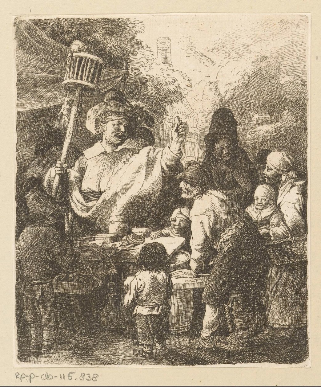 Rattengifverkoper door Christian Wilhelm Ernst Dietrich
