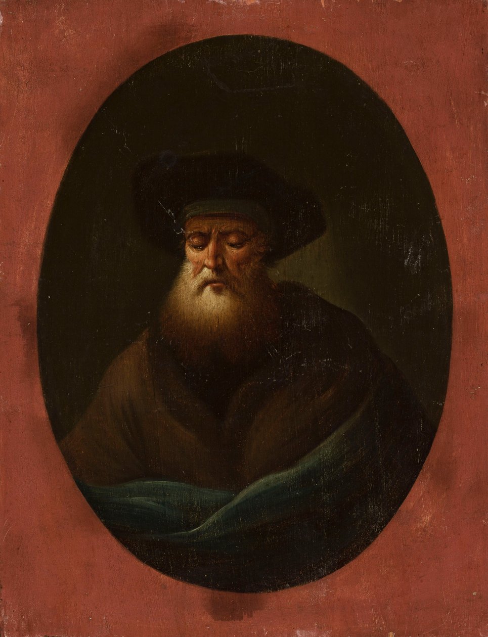De oude man met de blauwe stof door Christian Wilhelm Ernst Dietrich