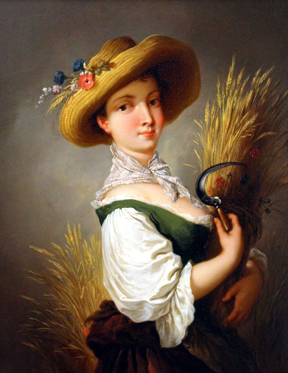 de snijder (allegorie van de zomer) door Christian Wilhelm Ernst Dietrich