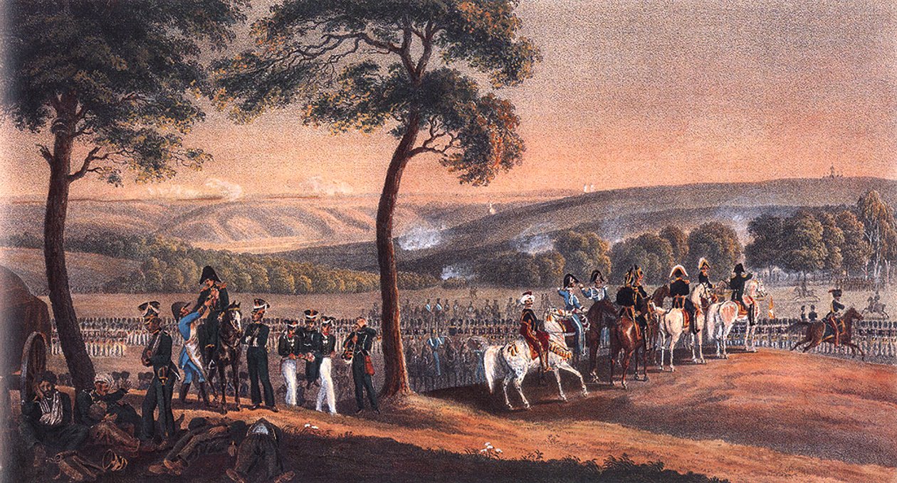 Smolensk op 16 augustus 1812, 1830s door Christian Wilhelm von Faber du Faur