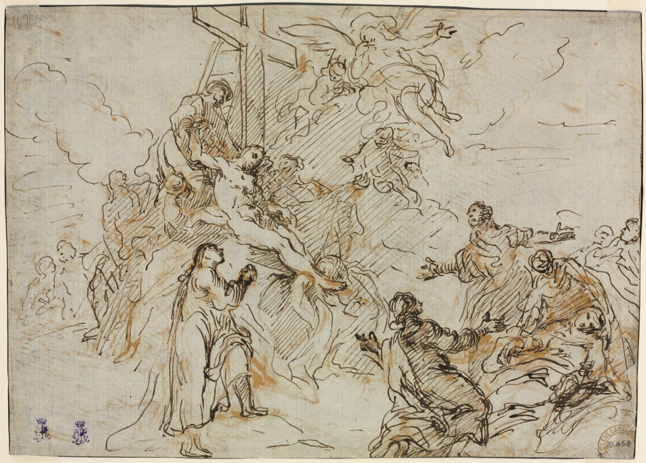 De Afdaling (verso) door Christian Wink