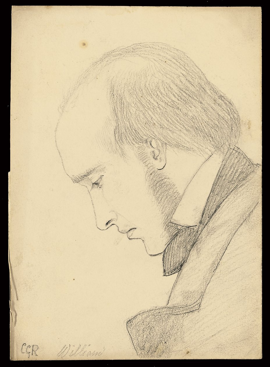 Portret van William Michael Rossetti door Christina Georgina Rossetti
