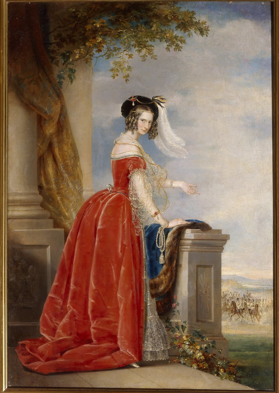 Portret van Keizerin Alexandra Feodorovna door Christina Robertson
