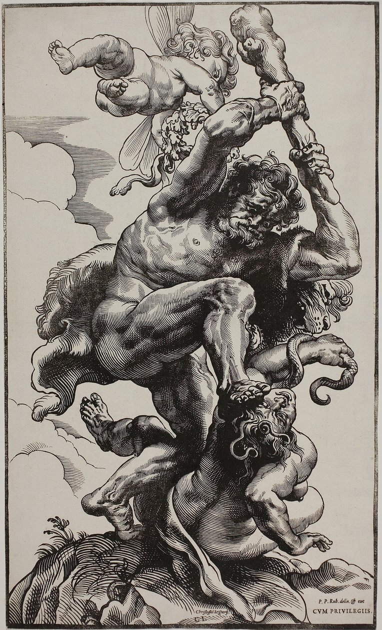 Hercules die Afgunst Doodt door Christoffel Jegher