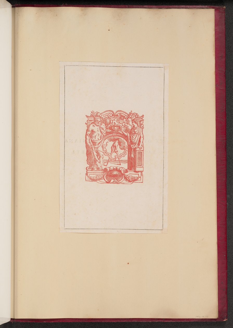 Drukkersmerk voor de Plantijnse Pers door Christoffel Jegher after Sir Peter Paul Rubens