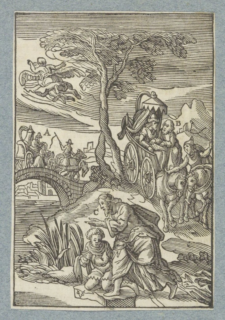 Doop van de kamerling door Christoffel van Sichem (II)