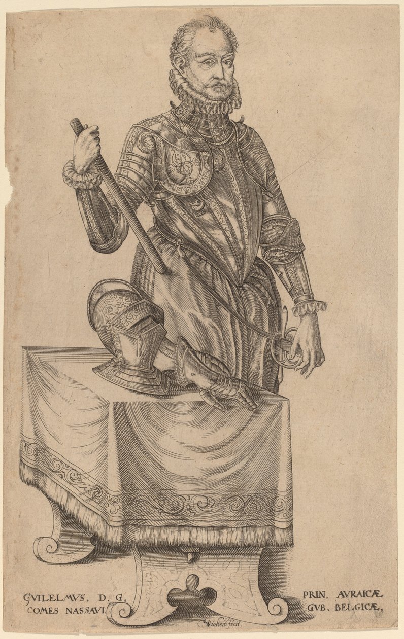 Willem van Nassau, Prins van Oranje door Christoffel van Sichem I
