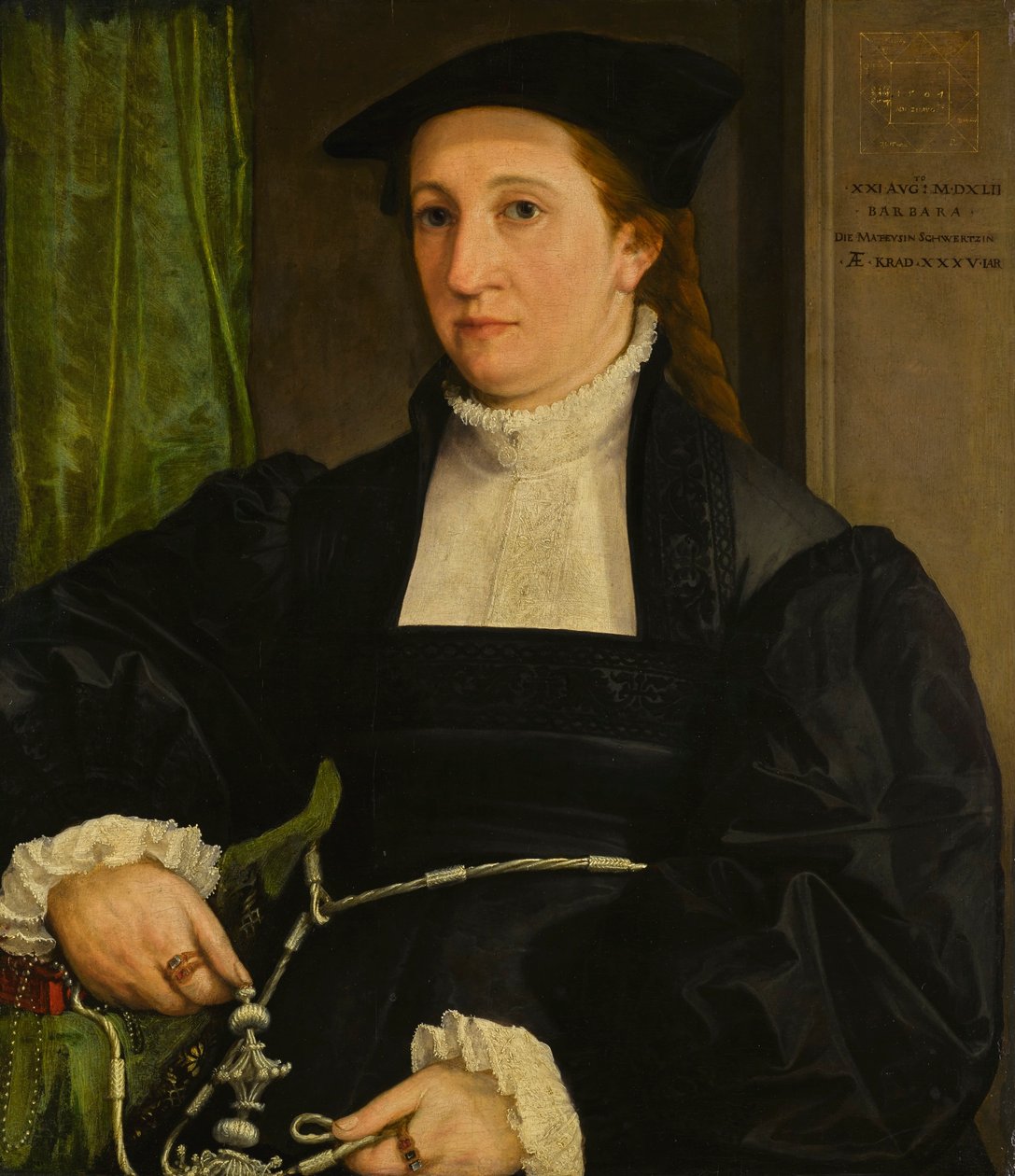 Portret van Barbara Schwarz door Christoph Amberger