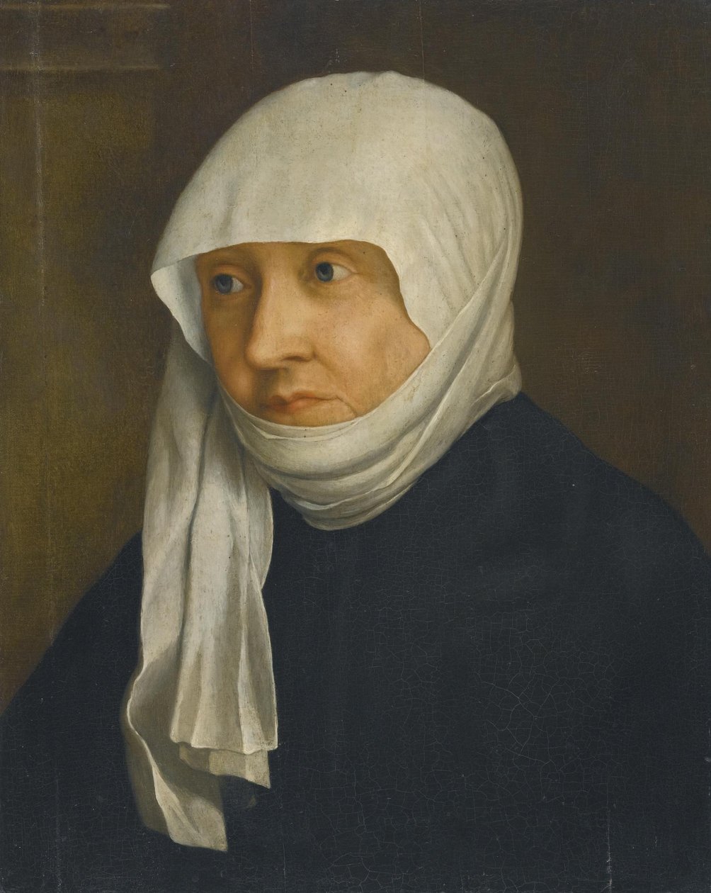 Portret van een dame, vermoedelijk Sabina van Beieren (1492-1564) door Christoph Amberger