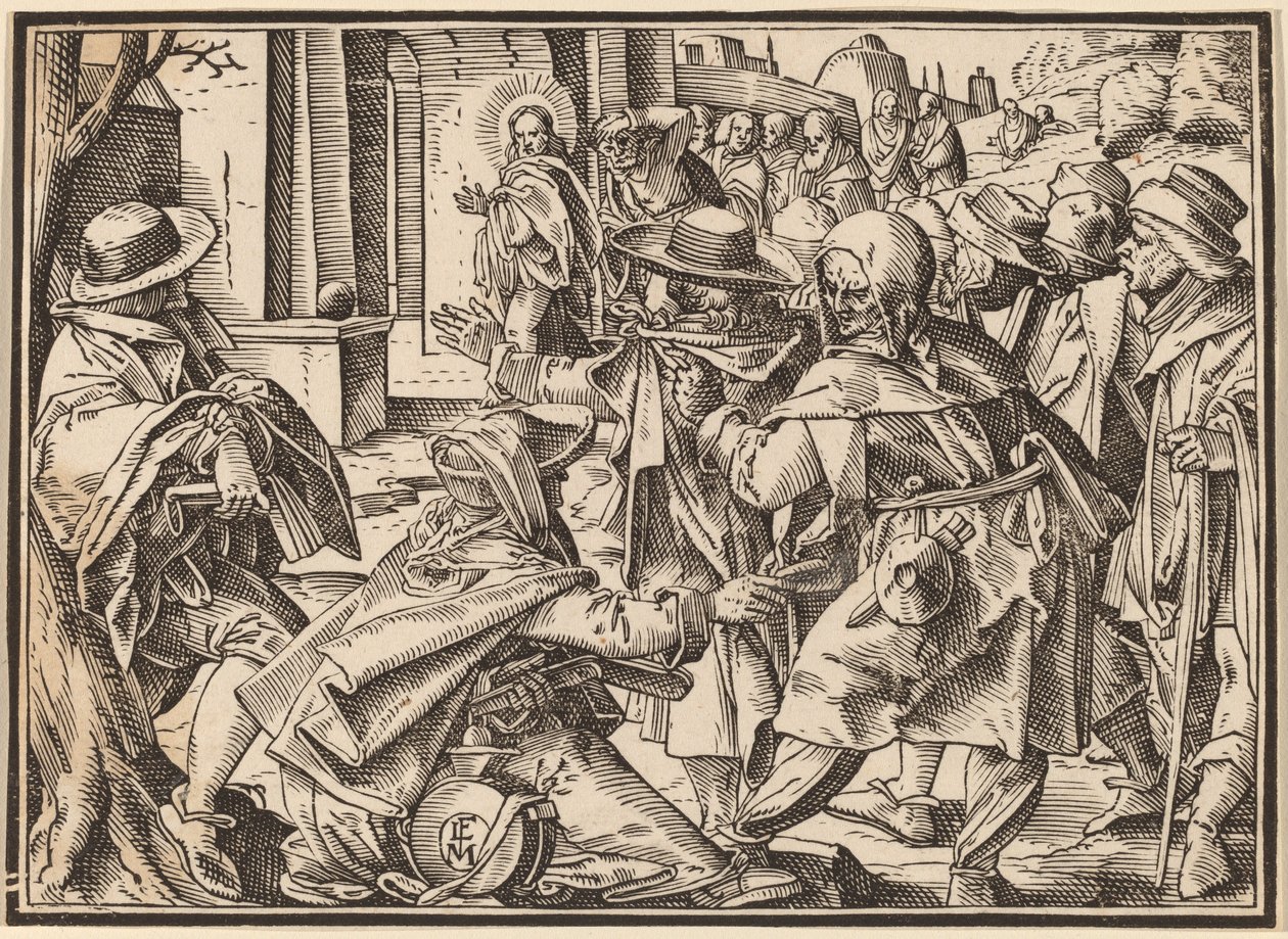 Christus Vertelt Zijn Discipelen over het Laatste Oordeel door Christoph Murer