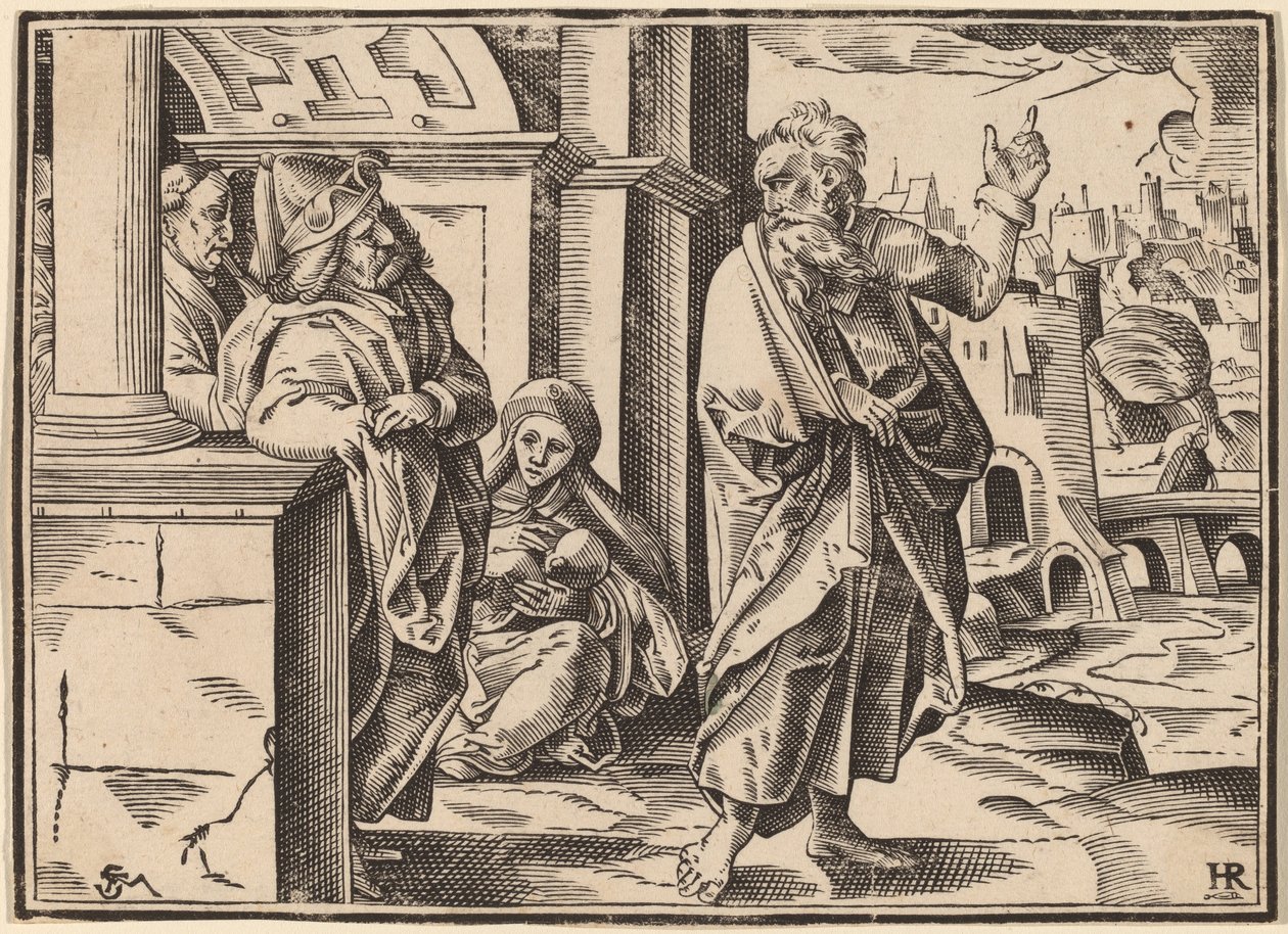 Christus Vertelt Zijn Discipelen over het Laatste Oordeel door Christoph Murer