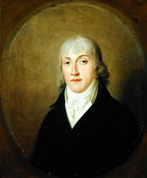 Portret van een heer, 1799 door Christoph Suhr