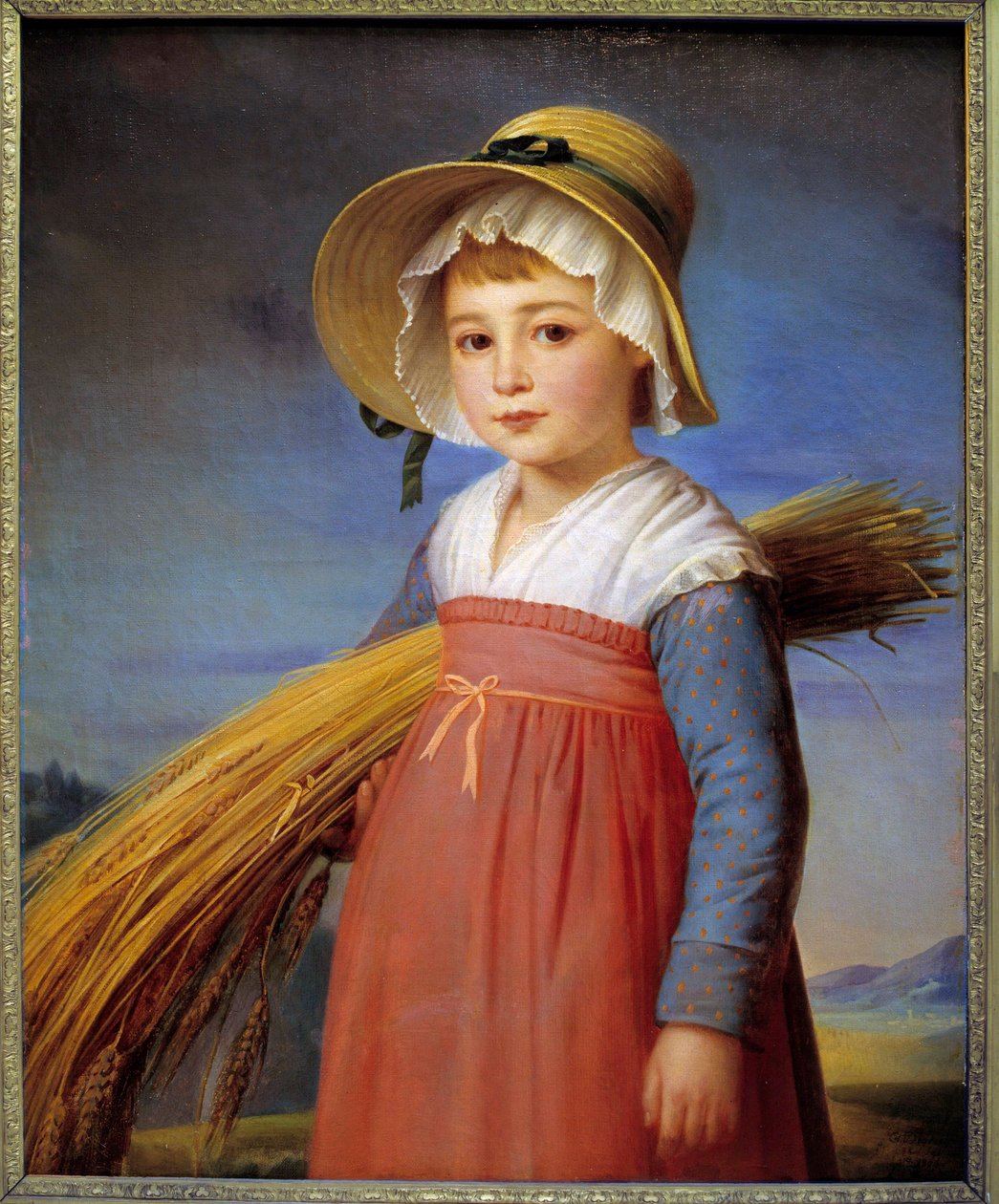 La petite gleaneuse door Christophe Thomas Degeorge