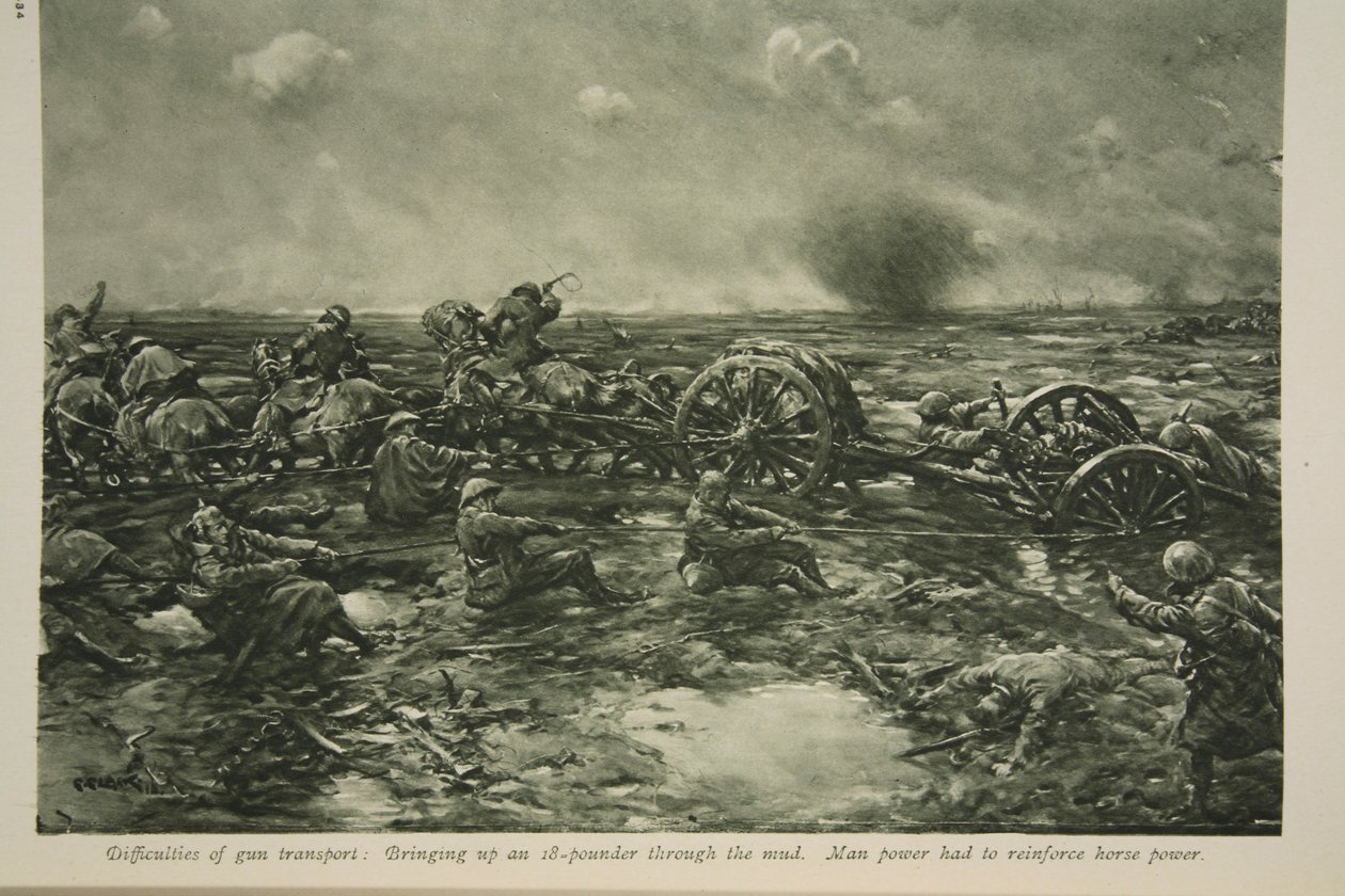 Moeilijkheden bij het transport van kanonnen, 1914-19 door Christopher Clark