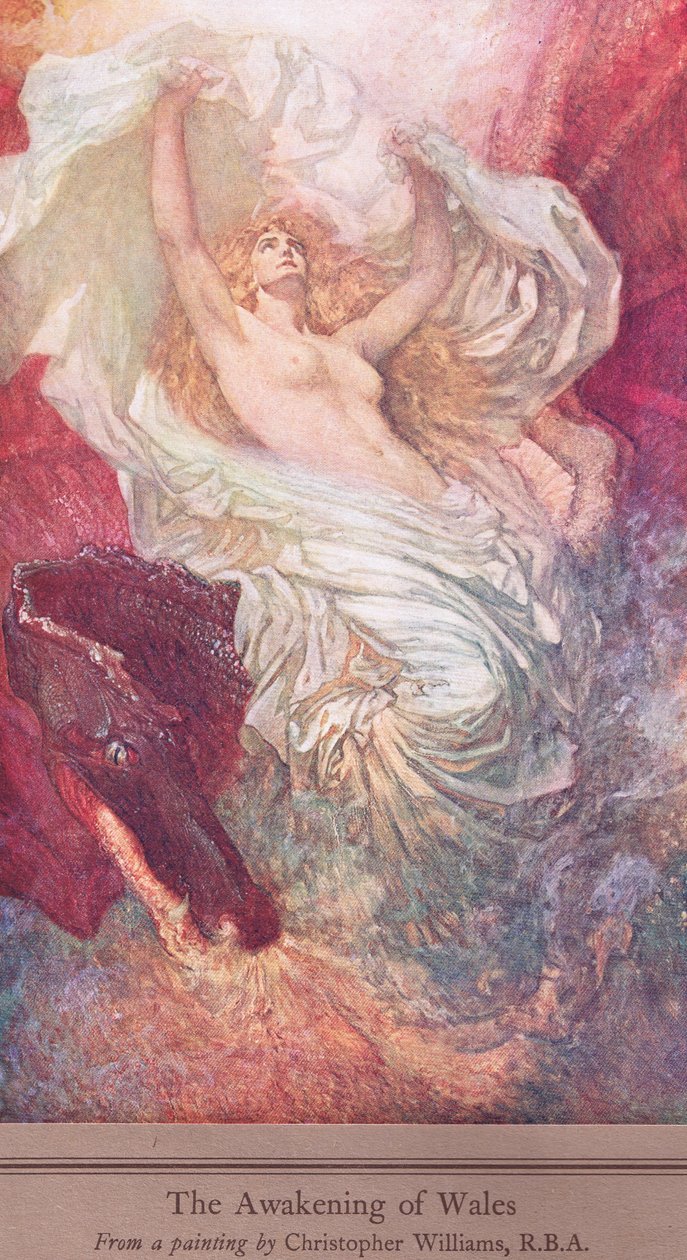 Het ontwaken van Wales, c.1915 door Christopher Williams