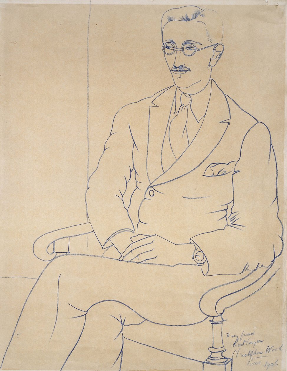 Portret van Gerald Reitlinger, 1926 door Christopher Wood