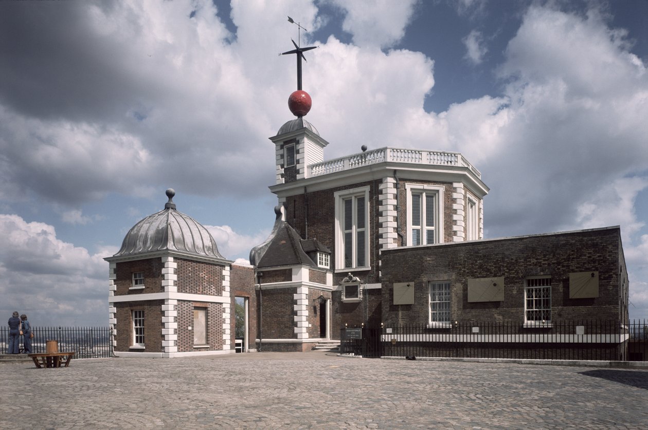 Oude Koninklijke Sterrenwacht, Greenwich, 1675 door Christopher Wren