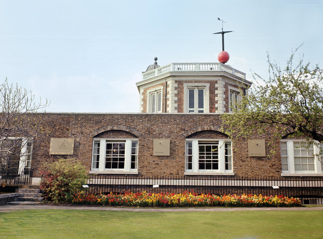 Uitzicht op de buitenkant, gebouwd in 1675 door Christopher Wren