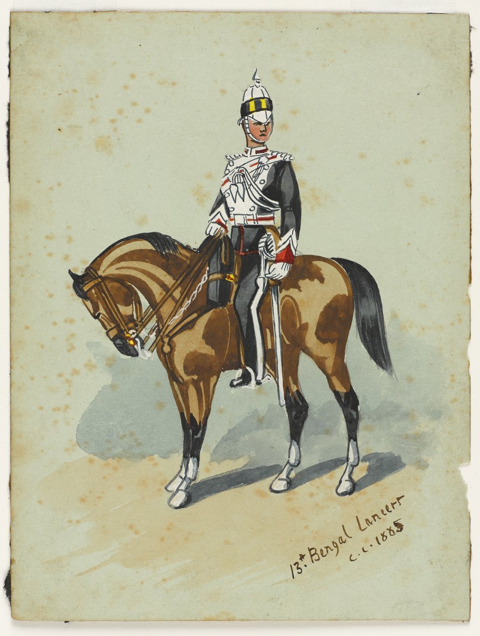 13e Bengal Lancers, circa 1914 door Christopher Clark