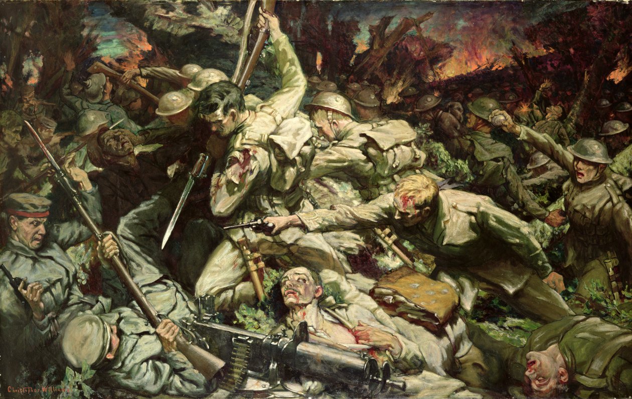 De Welsh bij Mametz Wood door Christopher Williams