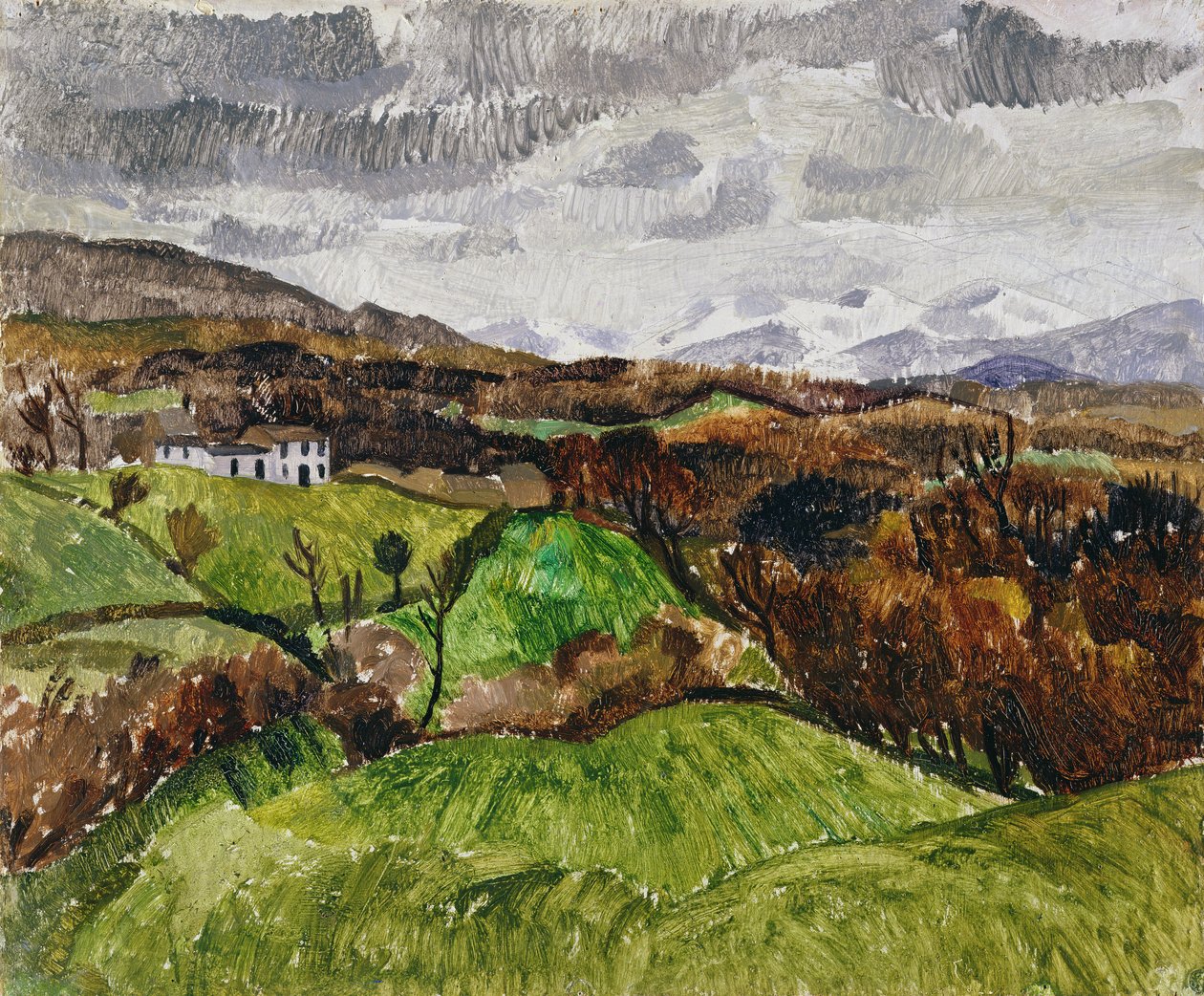 Cumberland landschap door Christopher Wood