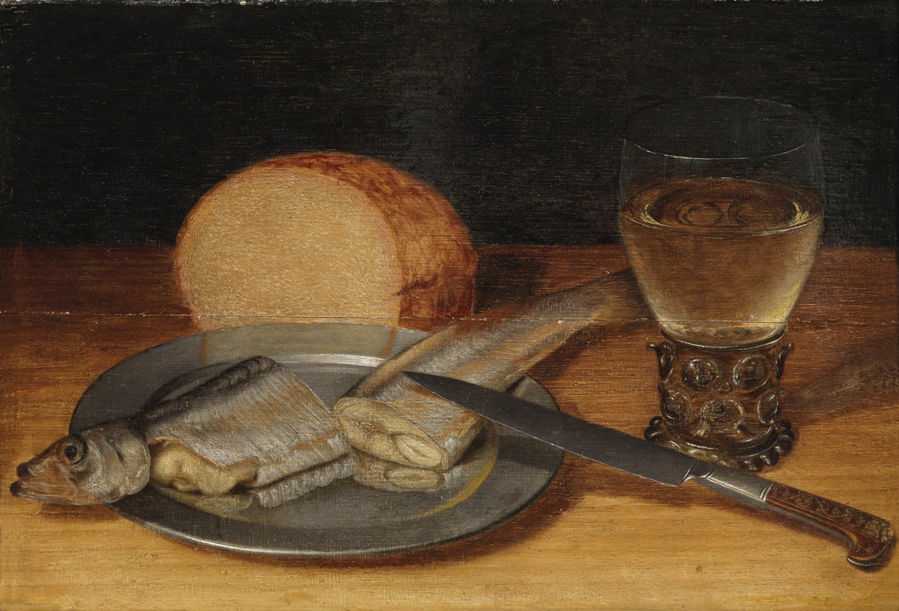 Vastenstilleven door Circle of Georg Flegel