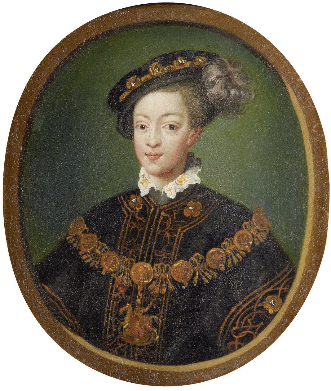 Portret van Edward VI door Circle of Isaac Oliver