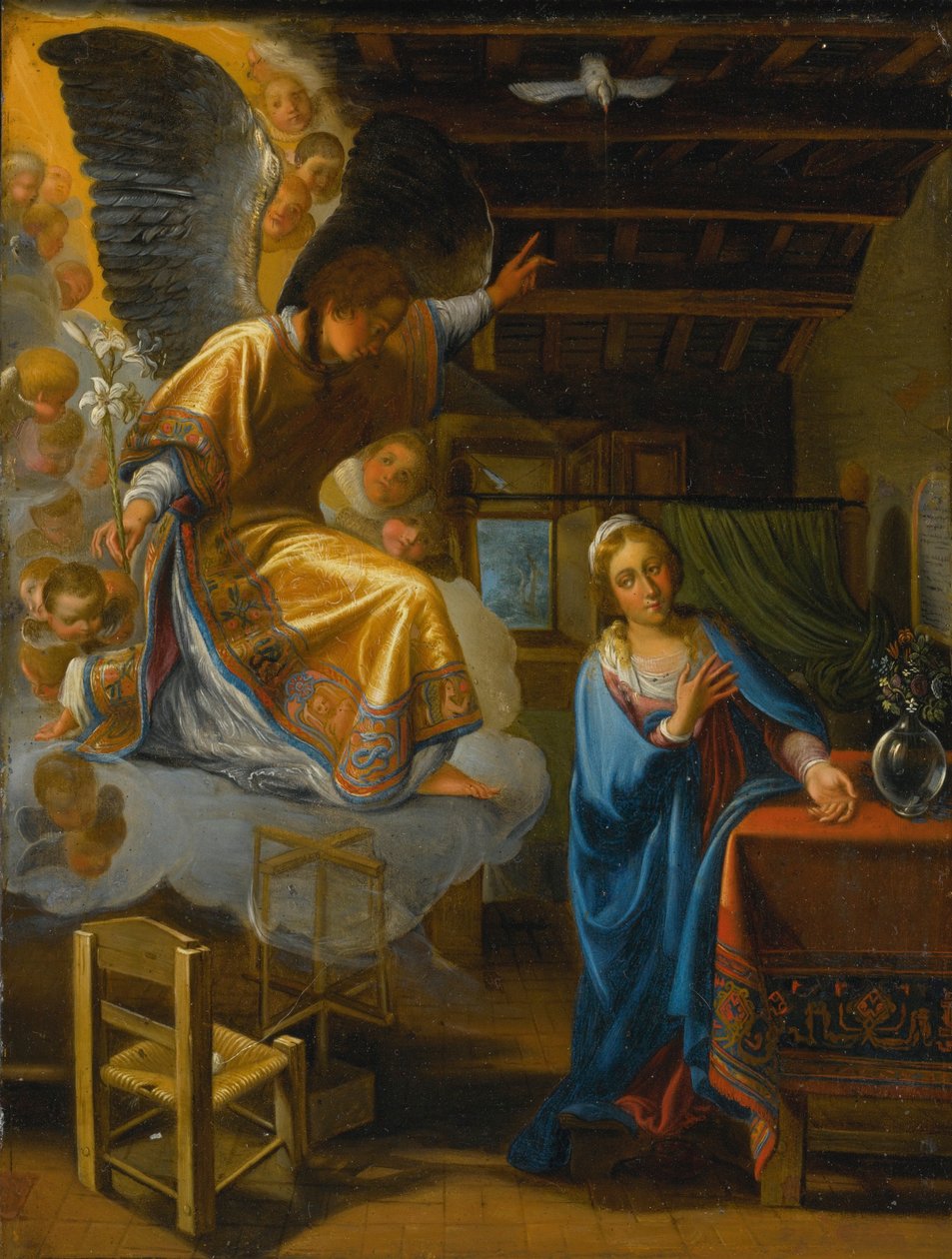 Aankondiging door Circle of Adam Elsheimer