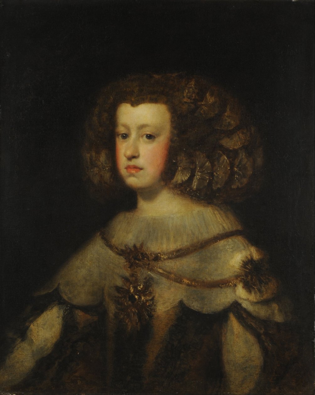 Portret van infanta Maria Teresa van Spanje door Circle of Diego Velázquez
