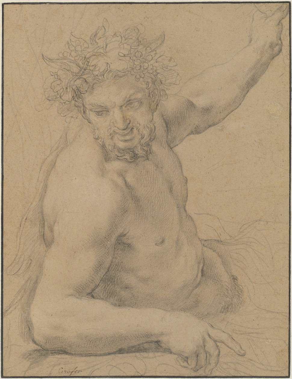 Liggende faun door Ciro Ferri