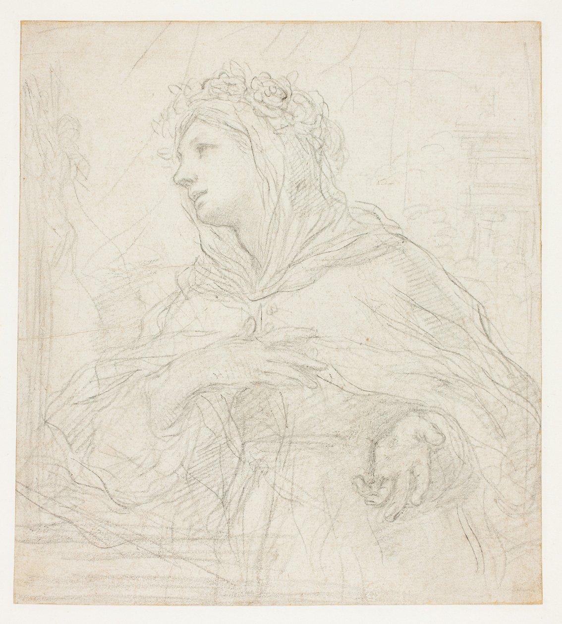 Studie van Santa Rosalia van Palermo door Ciro Ferri