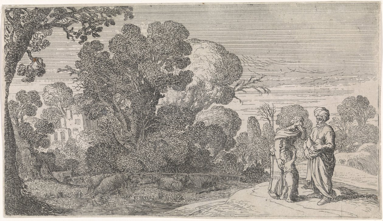 Verdrijving van Hagar en Ismaël (Geschiedenis van Abraham) door Claes Moeyaert