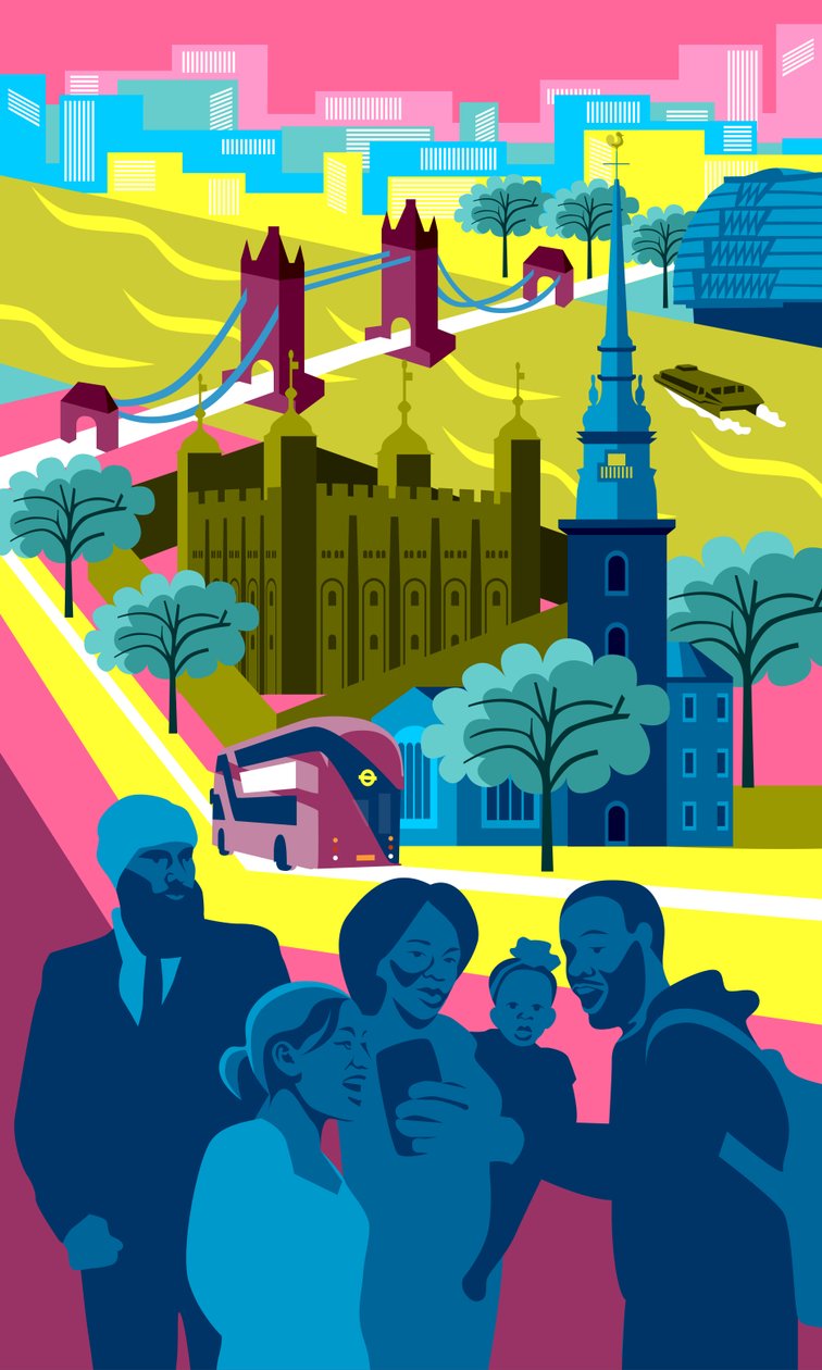 Historische Toren van Londen door Claire Huntley