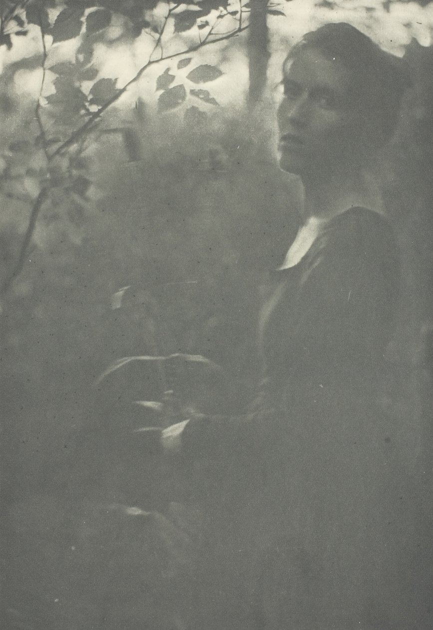 Bosrand door Clarence H White