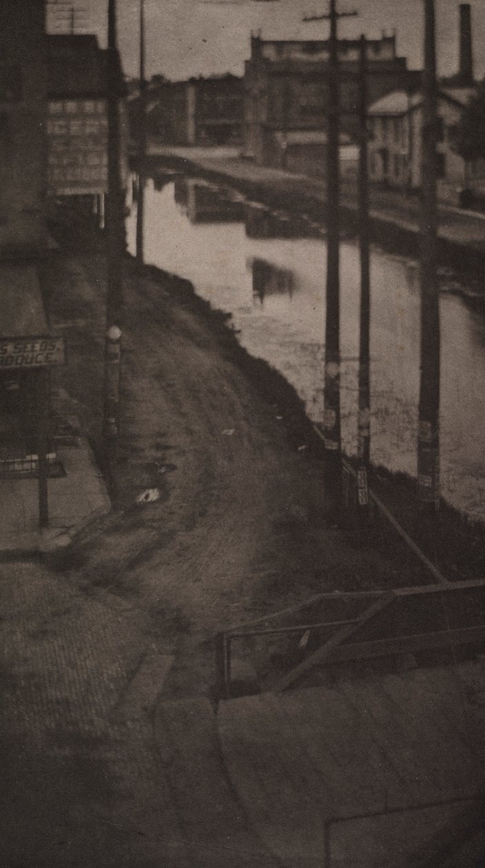 Telegraafpalen door Clarence H. White