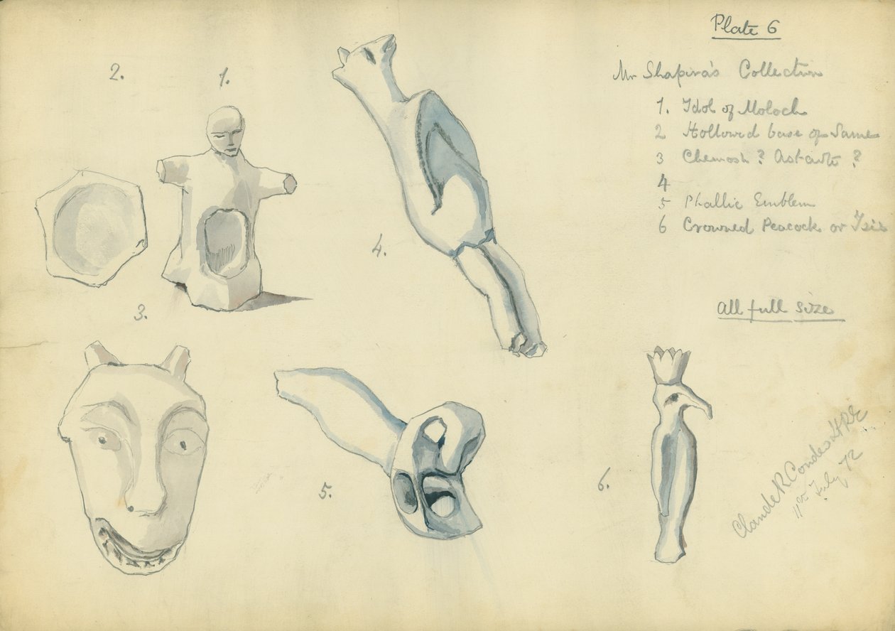De collectie van Mr Shapira, plaat 6 door Claude Conder