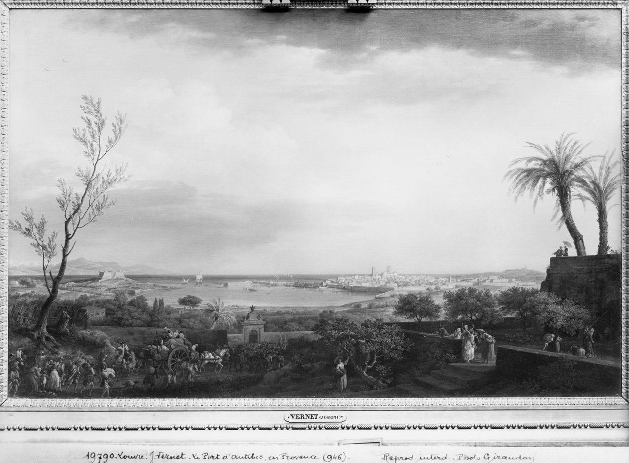 Haven van Antibes in de Provence, 1757 door Claude Joseph Vernet