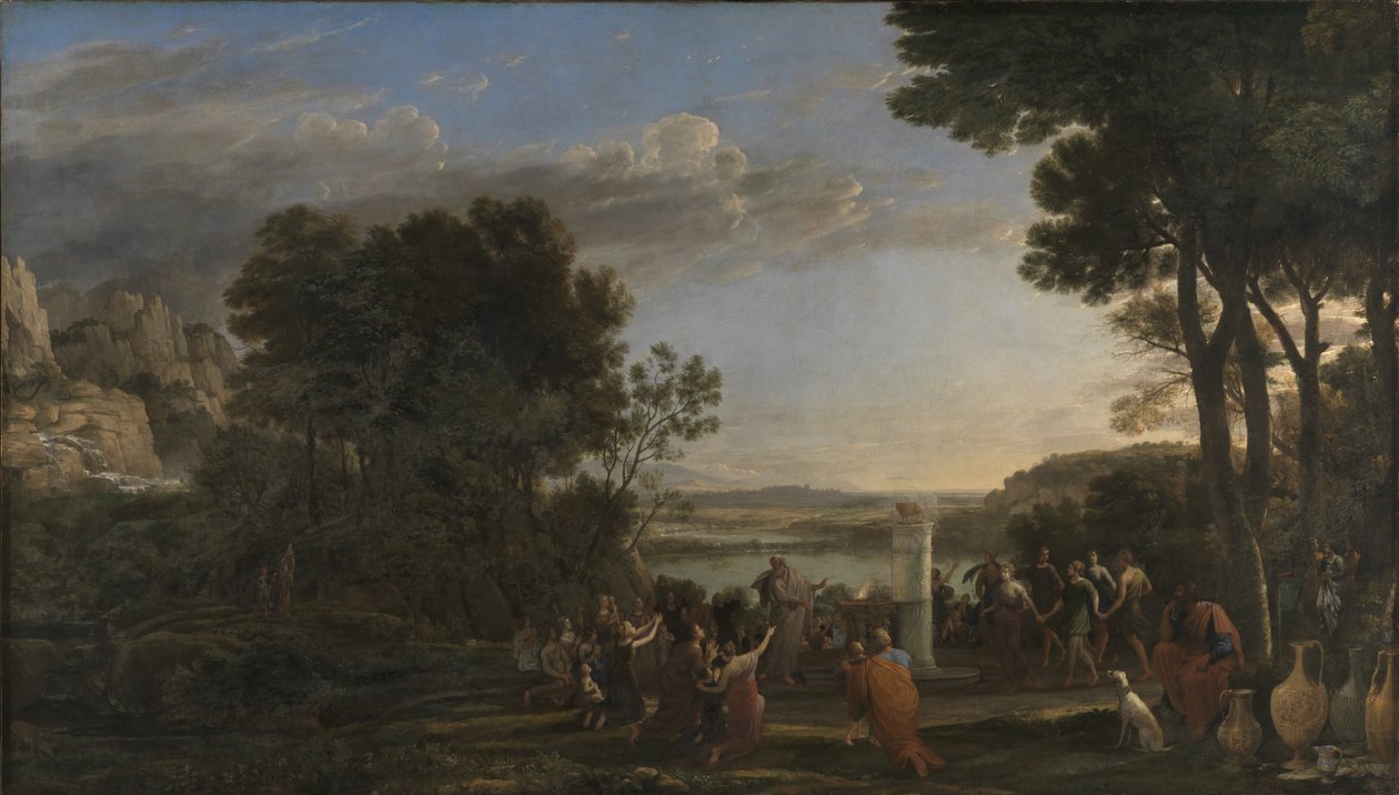 Aanbidding van het Gouden Kalf door Claude Lorrain