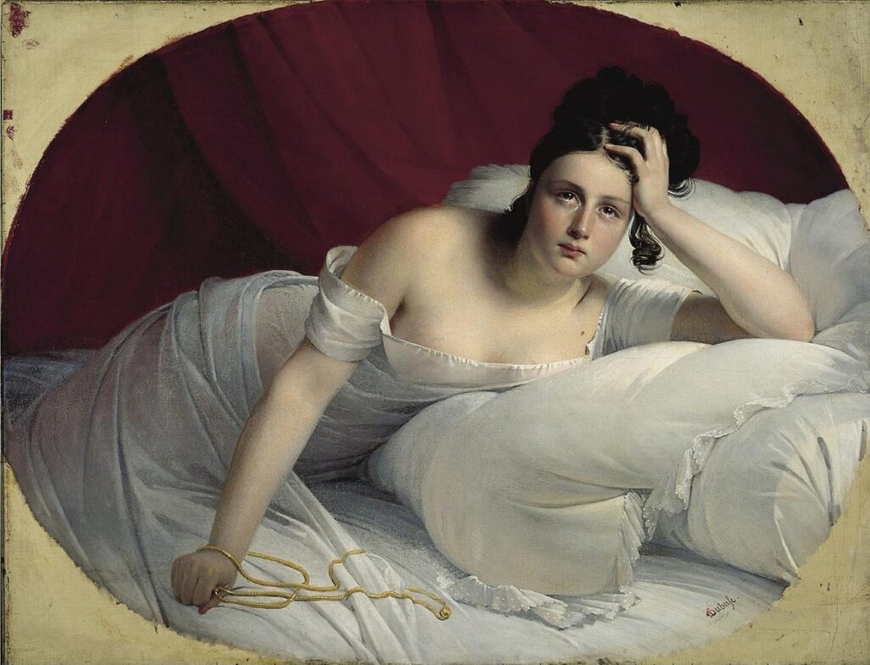 De spijt door Claude Marie Dubufe