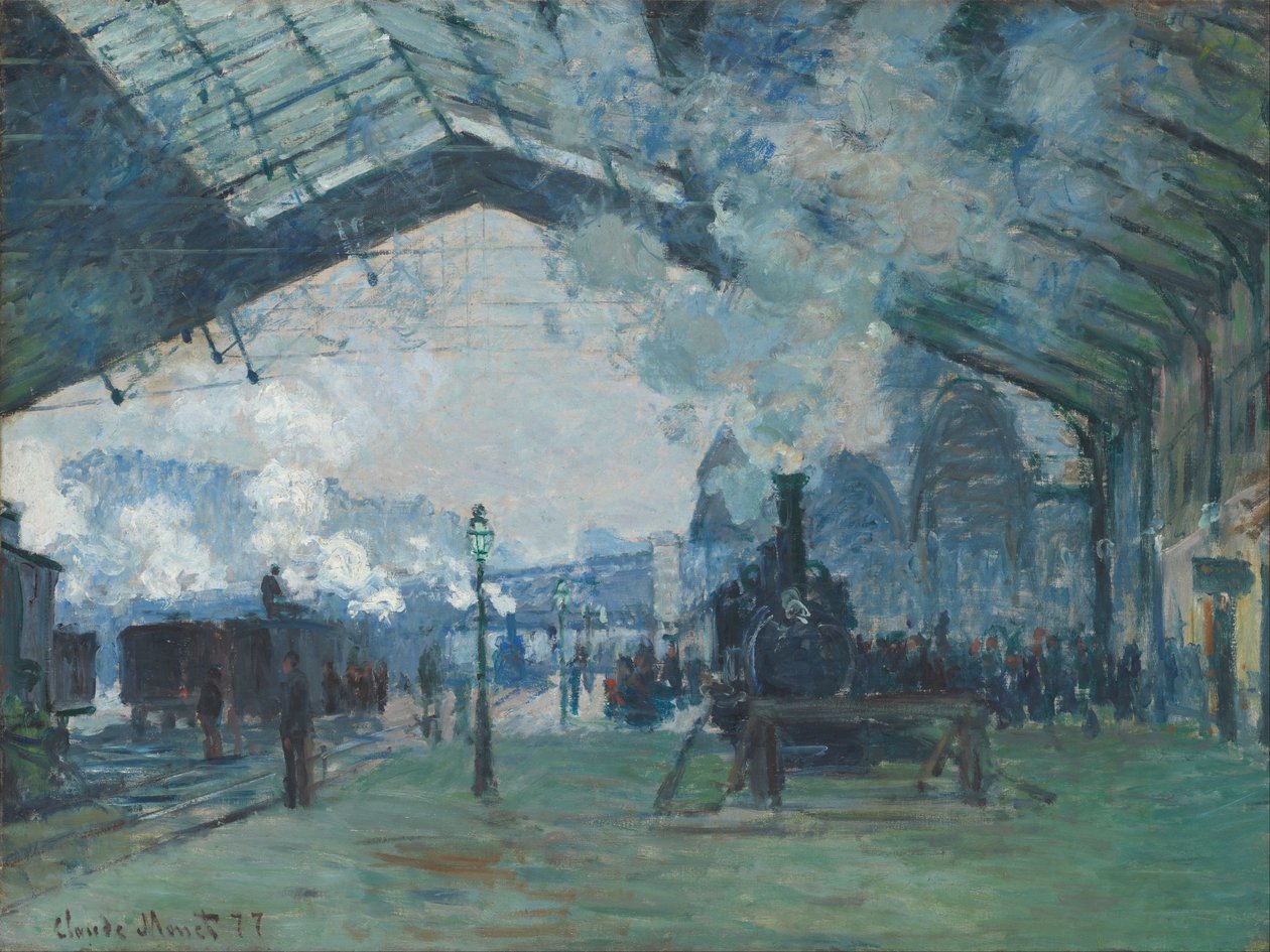 Een Zeegezicht, Schepen bij Maanlicht door Claude Monet