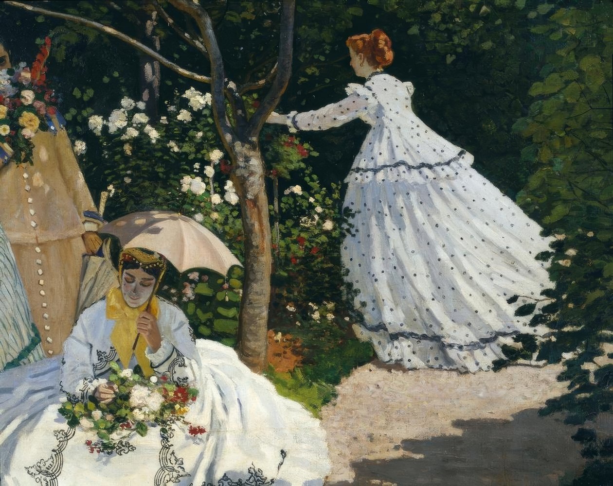 Vrouwen in de tuin door Claude Monet