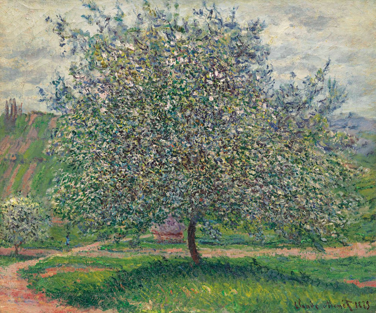 De appelboom door Claude Monet