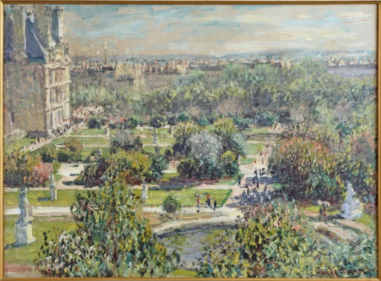 De Tuilerieën door Claude Monet