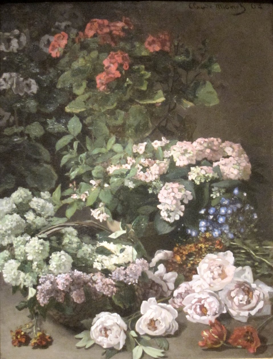 Lentebloemen door Claude Monet
