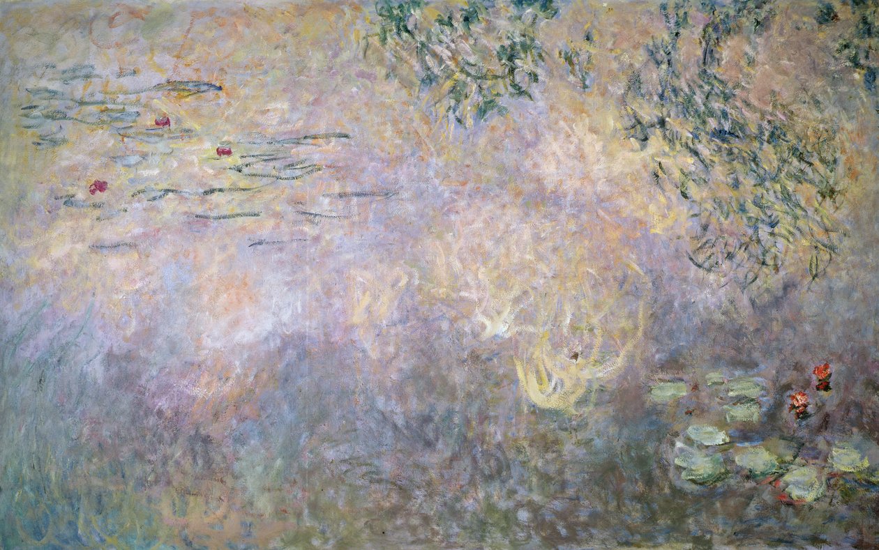 Waterlelies (detail) door Claude Monet