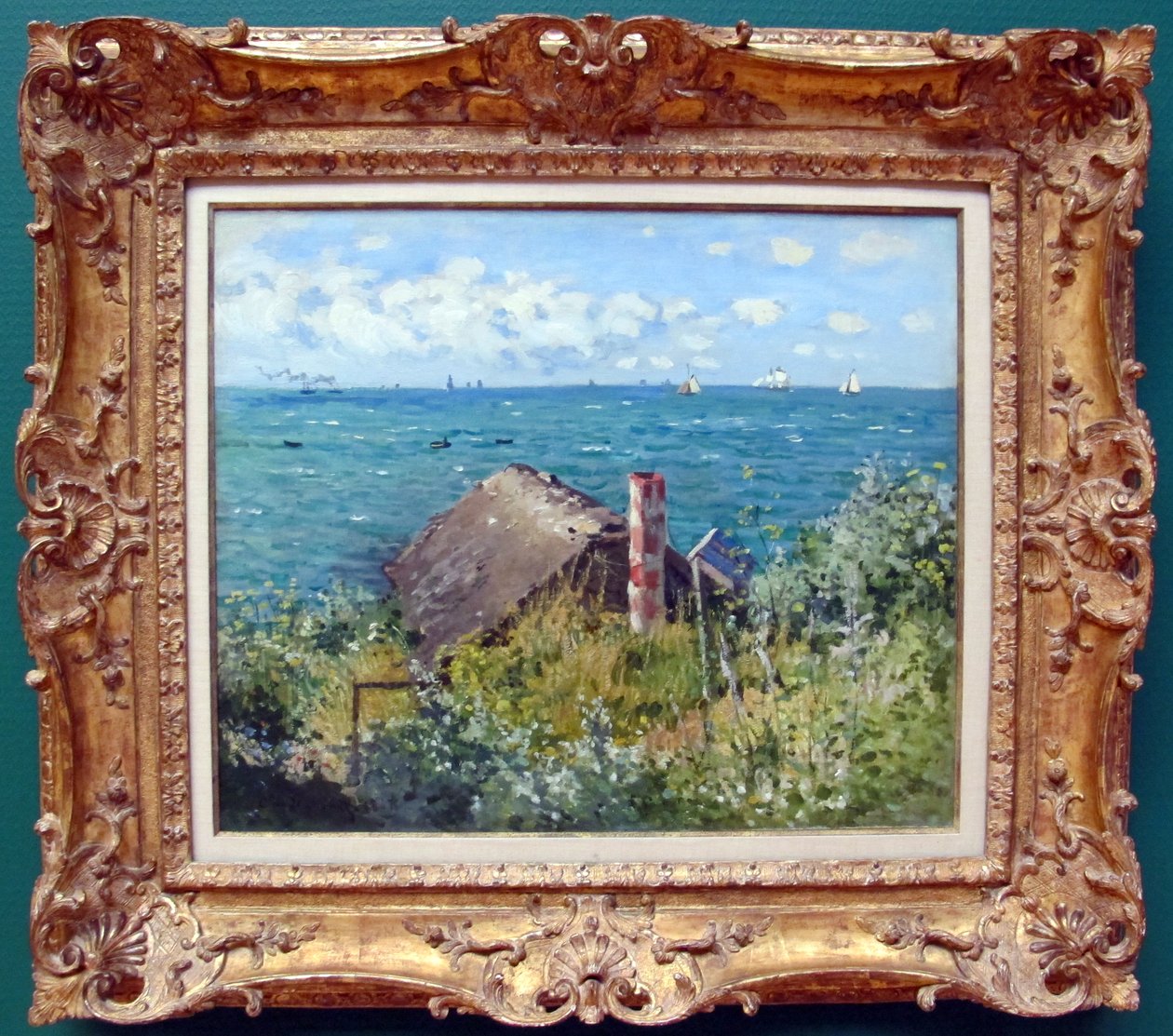 De hut van Saint-Adresse door Claude Monet