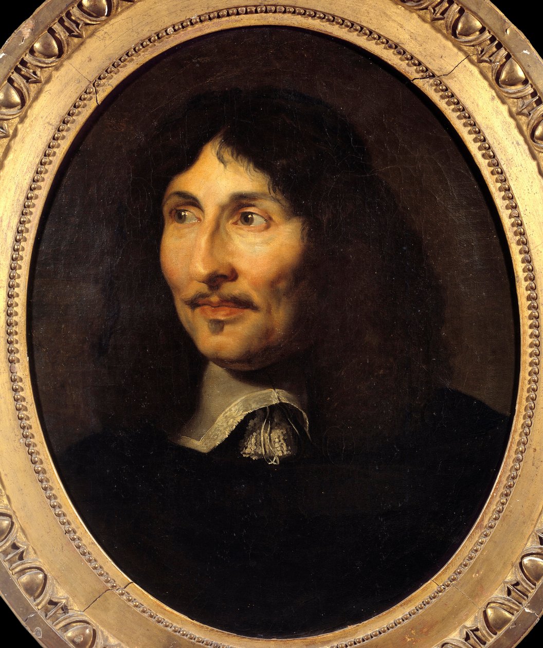 Portret van Jean Baptiste (Jean-Baptiste) Colbert (1619-1683), minister van Lodewijk XIV door Claude (attr. to) Lefebvre