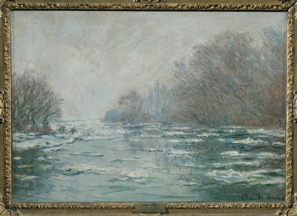 Het debacle bij Vetheuil ... door Claude (follower of) Monet