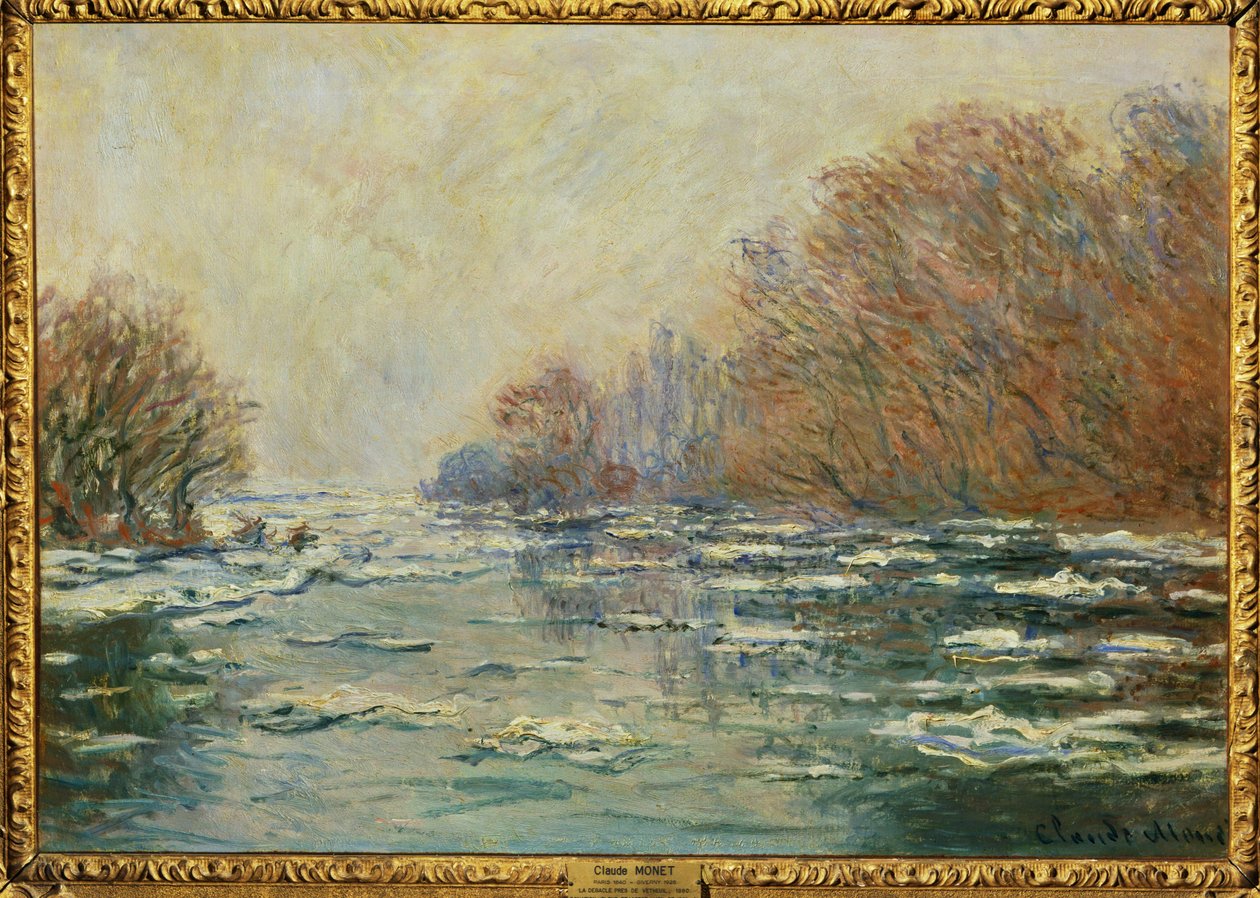 Het debacle bij Vetheuil ... door Claude (follower of) Monet
